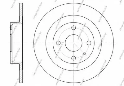 Тормозной диск NPS купить