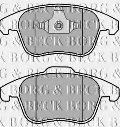 Комплект тормозных колодок, дисковый тормоз BORG & BECK купить