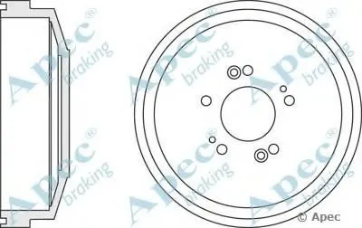 Тормозной барабан APEC braking купить