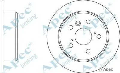 Тормозной диск APEC braking купить