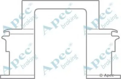 Комплектующие, тормозные колодки APEC braking купить