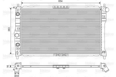 Радиатор, охлаждение двигателя VALEO купить