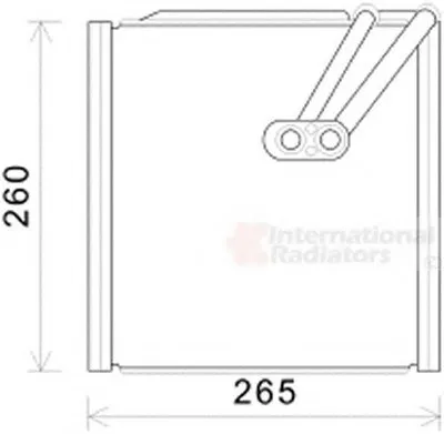 Испаритель, кондиционер VAN WEZEL купить
