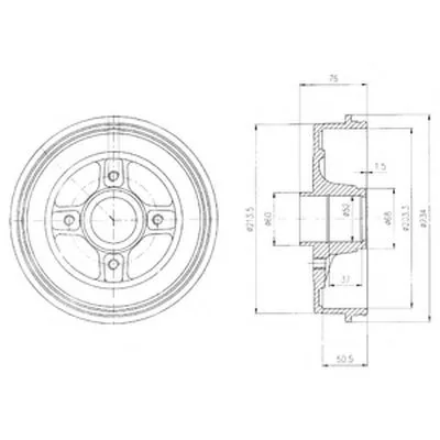 Тормозной барабан DELPHI купить