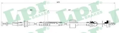 Тросик сцепления LPR купить