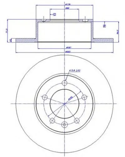 Тормозной диск HC CAR купить