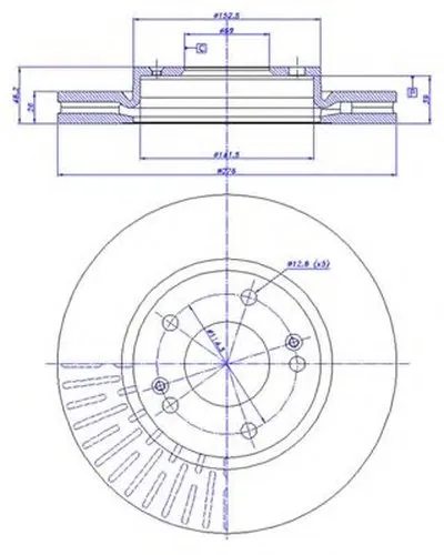 Тормозной диск CAR купить
