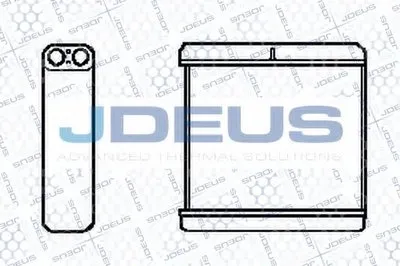 Теплообменник, отопление салона JDEUS купить