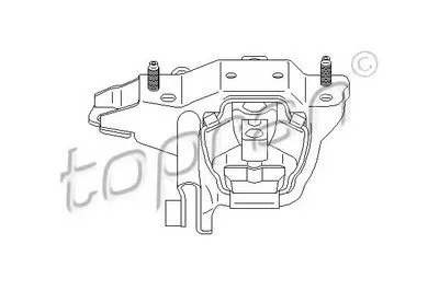 Подвеска, ступенчатая коробка передач TOPRAN купить