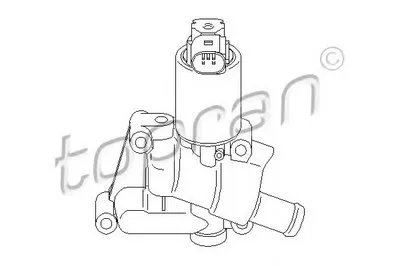 Клапан возврата ОГ TOPRAN купить