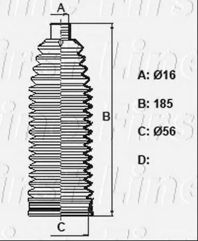 Пыльник, рулевое управление FIRST LINE купить