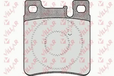 Комплект тормозных колодок, дисковый тормоз VILLAR купить