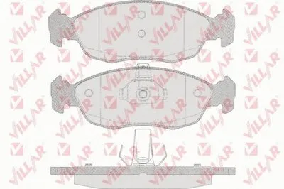Комплект тормозных колодок, дисковый тормоз VILLAR купить