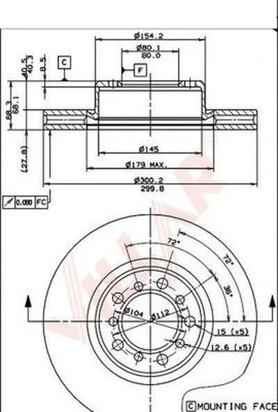 Тормозной диск VILLAR купить