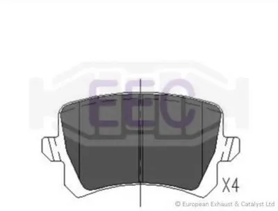Комплект тормозных колодок, дисковый тормоз EEC купить