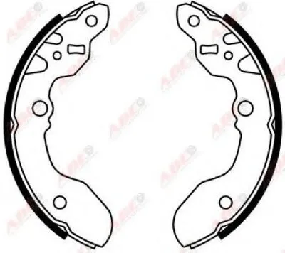 Комплект тормозных колодок ABE купить