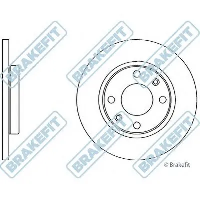 Тормозной диск Brake Fit APEC braking купить