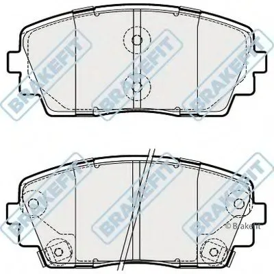 Комплект тормозных колодок, дисковый тормоз Brake Fit APEC braking купить