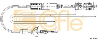 Тросик сцепления COFLE купить