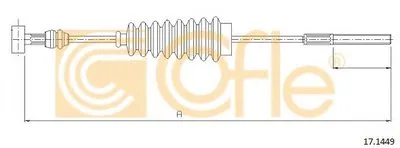 Трос, стояночная тормозная система COFLE купить
