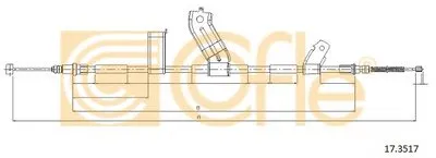 Трос, стояночная тормозная система COFLE купить