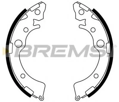 Комплект тормозных колодок BREMSI купить