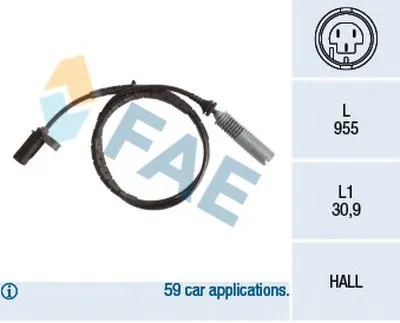 Датчик, частота вращения колеса FAE купить