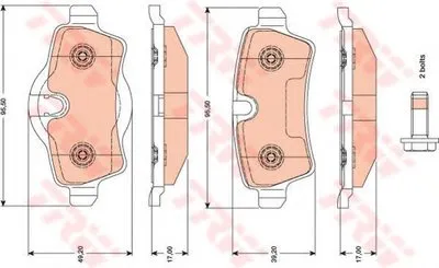 Комплект тормозных колодок, дисковый тормоз Dr!ve+ купить