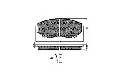 Комплект тормозных колодок, дисковый тормоз SPIDAN купить