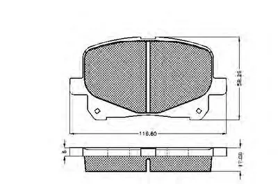 Комплект тормозных колодок, дисковый тормоз SPIDAN купить