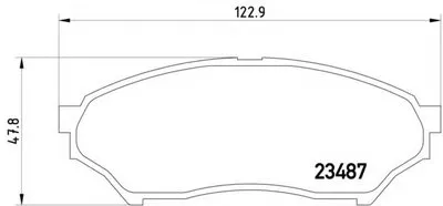 Комплект тормозных колодок, дисковый тормоз HELLA купить