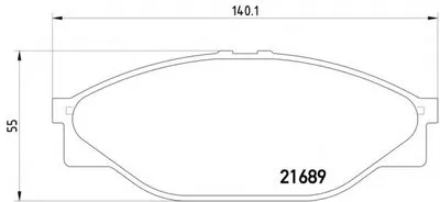 Комплект тормозных колодок, дисковый тормоз HELLA купить