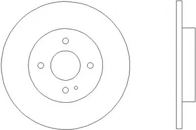 Тормозной диск PRO HELLA купить