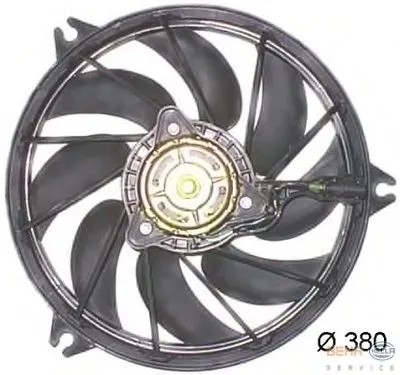 Вентилятор, охлаждение двигателя BEHR HELLA SERVICE купить