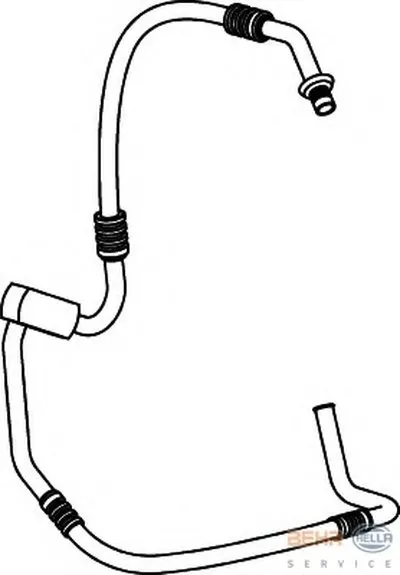 Трубопровод высокого давления, кондиционер BEHR HELLA SERVICE HELLA купить