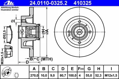 Тормозной диск ATE купить