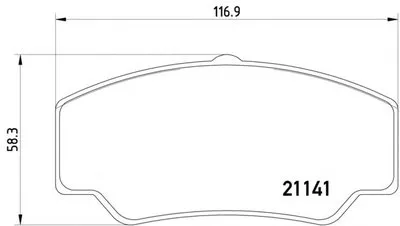 Комплект тормозных колодок, дисковый тормоз HELLA PAGID купить