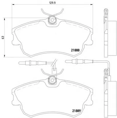 Комплект тормозных колодок, дисковый тормоз HELLA PAGID купить