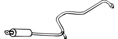 Средний глушитель выхлопных газов WALKER купить