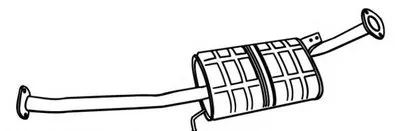 Средний глушитель выхлопных газов WALKER купить