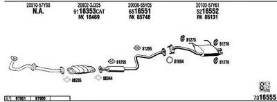 Система выпуска ОГ WALKER купить