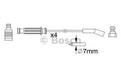 Комплект проводов зажигания BOSCH купить