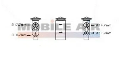 Расширительный клапан, кондиционер VAN WEZEL купить