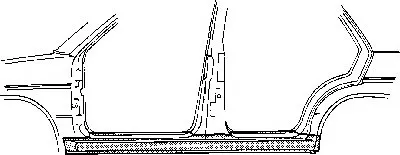 Накладка порога VAN WEZEL купить