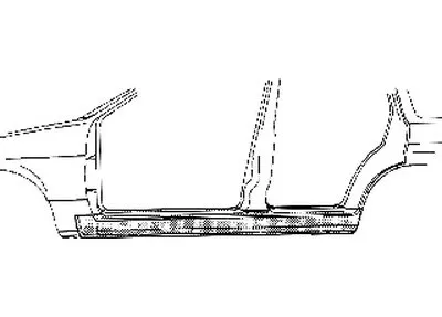 Накладка порога VAN WEZEL купить