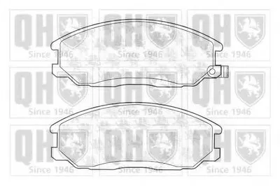 Комплект тормозных колодок, дисковый тормоз QUINTON HAZELL купить