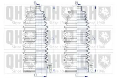 Комплект пылника, рулевое управление QUINTON HAZELL купить