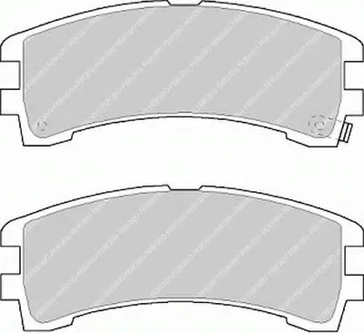 Комплект тормозных колодок, дисковый тормоз PREMIER FERODO купить