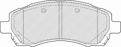 Комплект тормозных колодок, дисковый тормоз PREMIER FERODO купить
