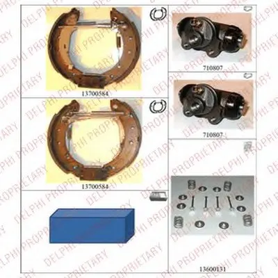 Комплект тормозных колодок DELPHI купить